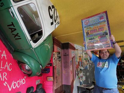 Jorge Marín, <i>El Greñas,</i> en su restaurante mexicano Barriga Llena, de la cadena La Panza es Primero.