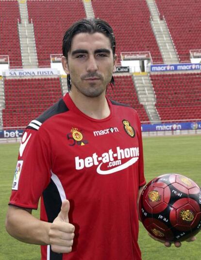 Chico, en su presentación con el Mallorca.