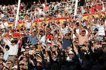 Público enfervorizado en la plaza de Las Ventas.