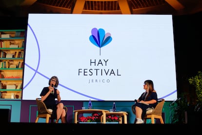 Fernández durante su participación en el Hay Festival, el 21 de enero en Jericó (Departamento de Antioquia).