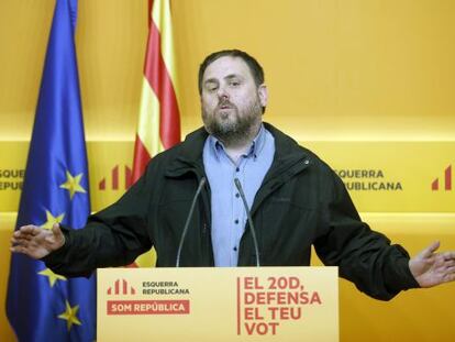 El president d&#039;ERC, Oriol Junqueras.