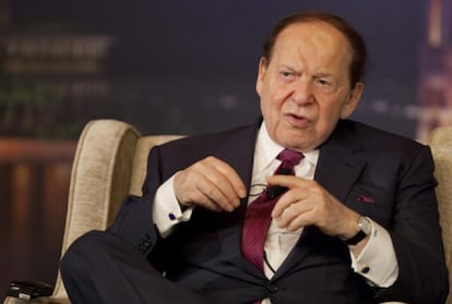 Sheldon G. Adelson, presidente y consejero delegado de Las Vegas Sands Corp