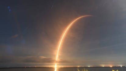 Lanzamiento de un cohete de SpaceX.