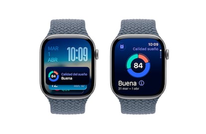 Datos sueño en el Apple Watch