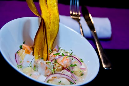 Ceviche plátano