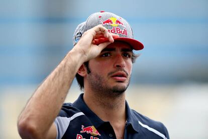 Sainz, en Bakú.