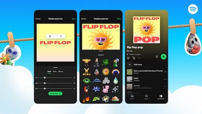 Nuevos stickers veraniegos de Spotify