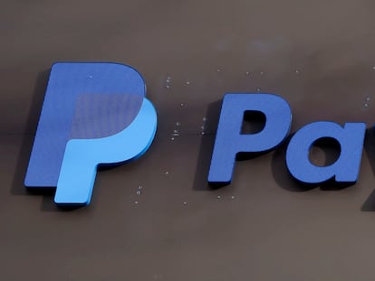 El logro de PayPal, en un edificio de Berlín, en una imagen de 2019.