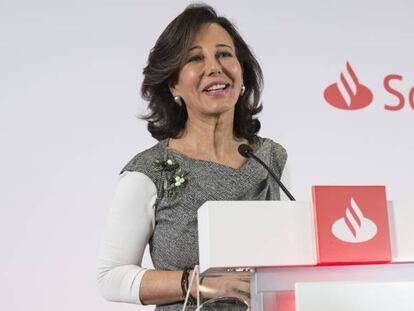 Ana Bot&iacute;n, presidenta del Banco Santander.