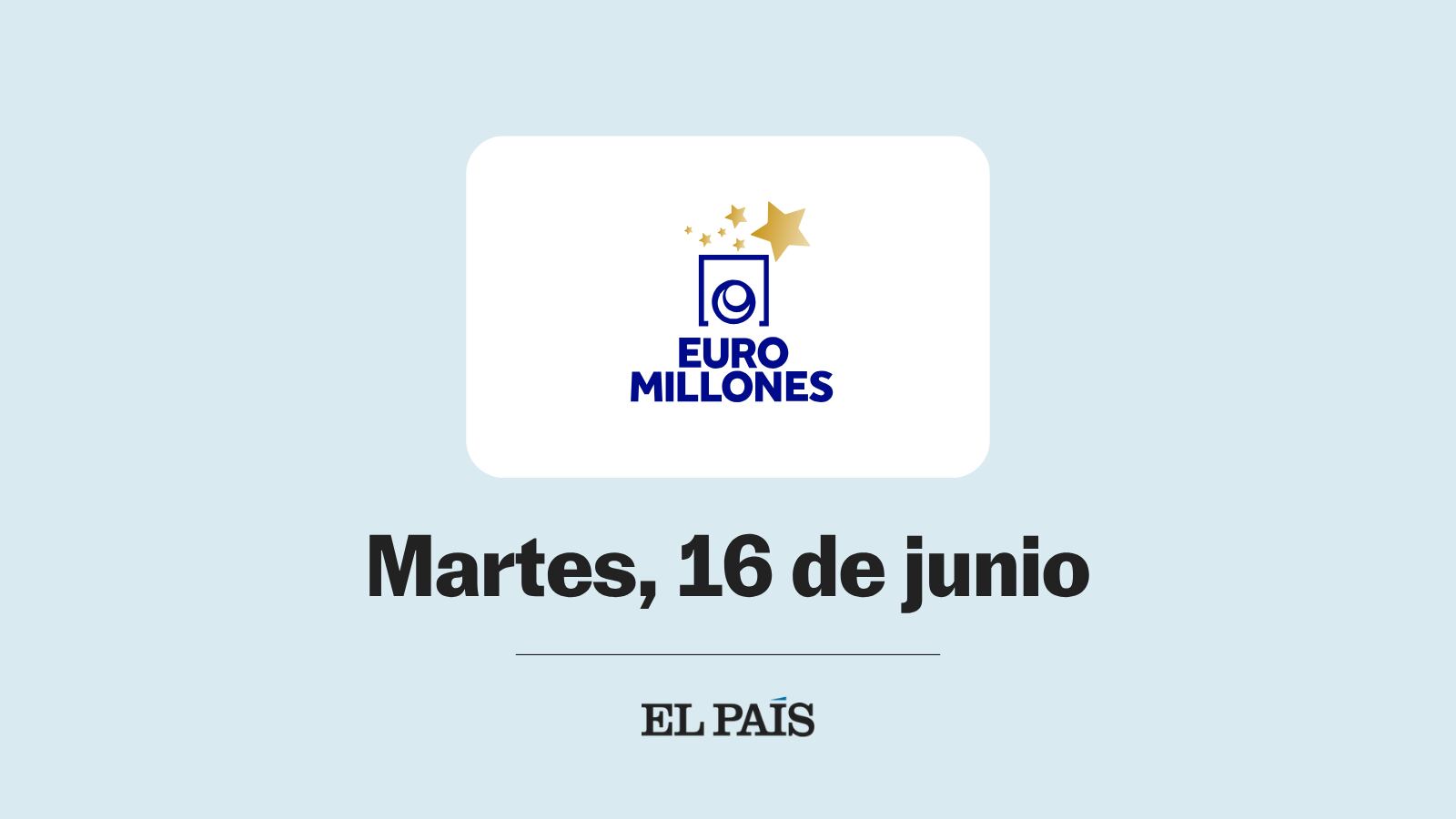 Euromillones: comprobar sorteo del martes 16 de junio