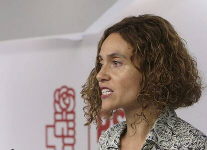 La secretaria de Estudios y Programas del PSOE, Meritxell Batet, que será ministra de Administraciones Públicas