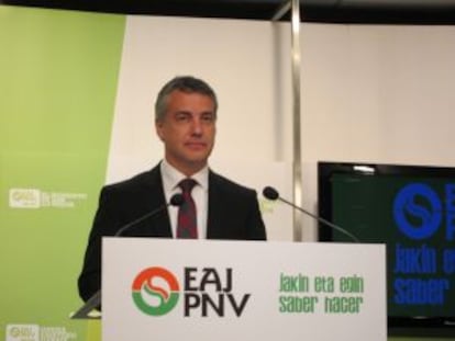 Iñigo Urkullu, presidente del PNV.