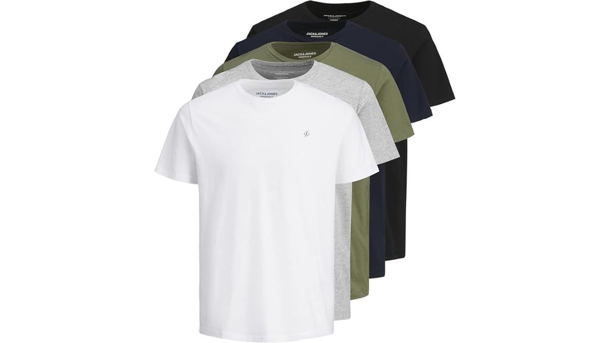 Lote de camisetas Jack & Jones para hombre.