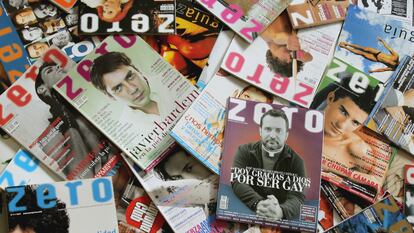 Ejemplares de la revista 'Zero'.