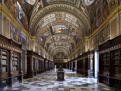 Real biblioteca del monasterio de San Lorenzo de El Escorial (Madrid).