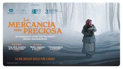 El 11 de julio se estrena en cines 'La mercancía más preciosa', una película de Michel Hazanavicius.
