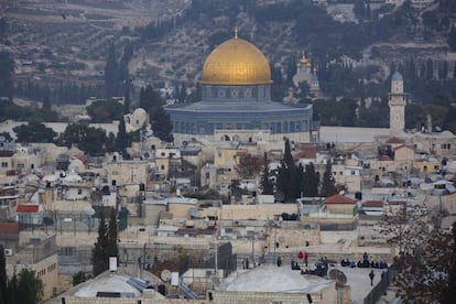 Vista da cidade velha de Jerusalém.