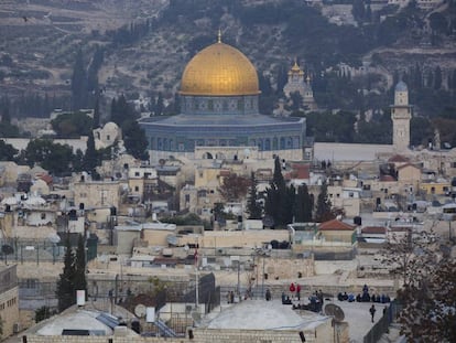 Vista da cidade velha de Jerusalém.