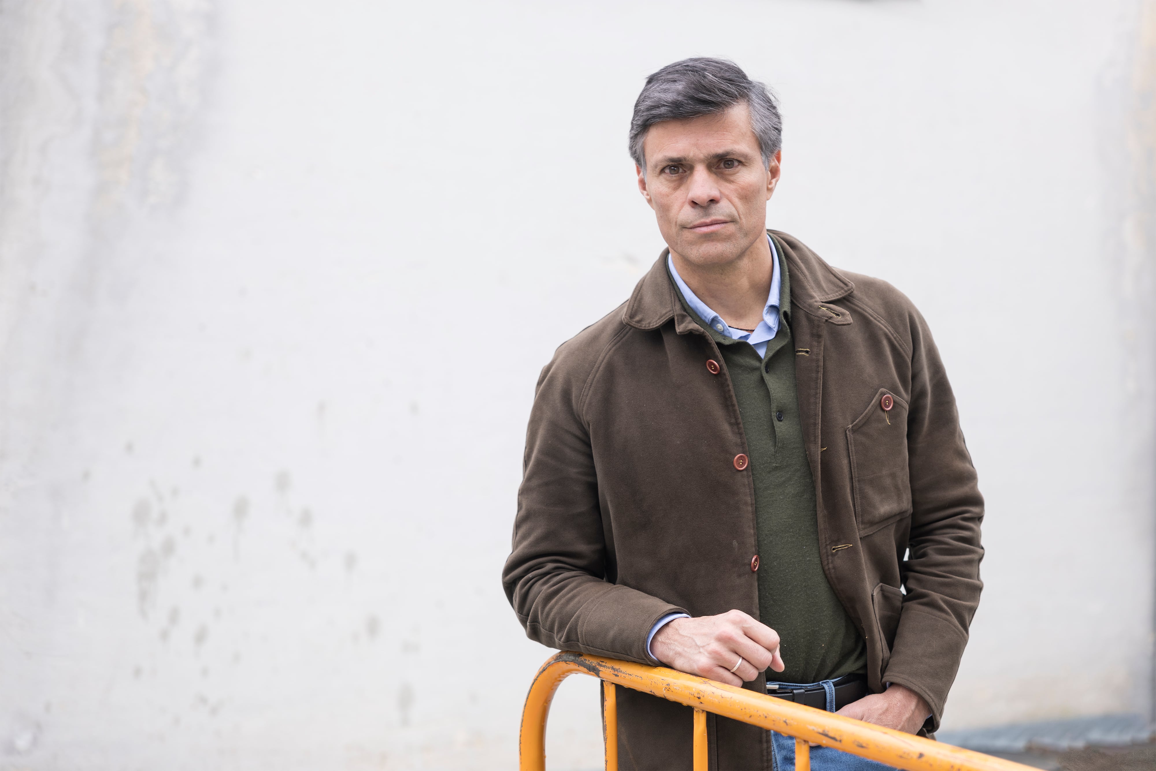 Leopoldo López, político venezolano, retratado el 22 de marzo en la sede de EL PAÍS. 