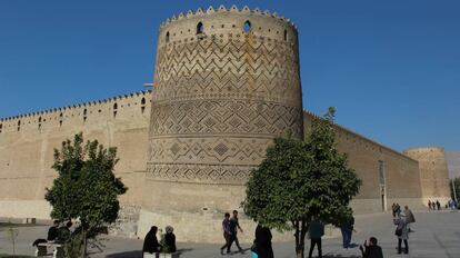 Fortaleza Arg-e Karim Khan, una de las imágenes más representativas de la urbe. 