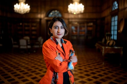 Laura Sarabia el pasado 5 de marzo en Bogotá, Colombia.