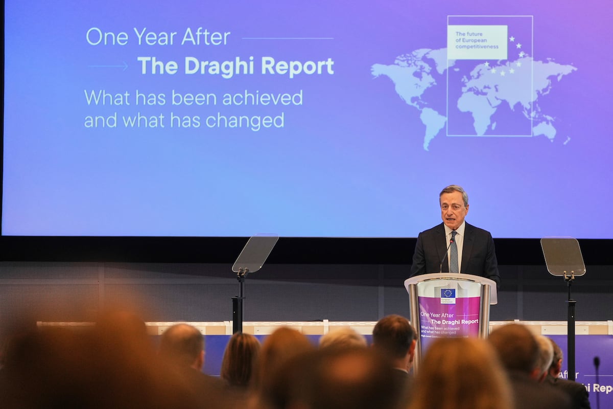 Draghi lanza un grupo de trabajo para materializar su agenda de reformas europeas