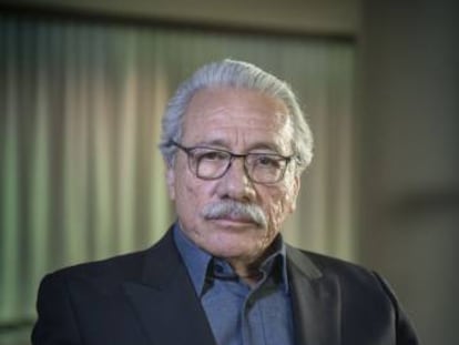 Edward James Olmos, ayer en Madrid.