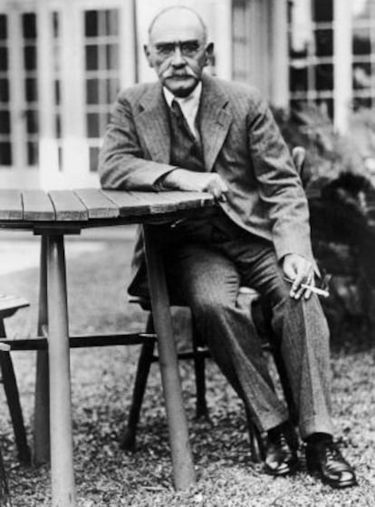 Rudyard Kipling en una fotografía hecha en enero de 1921.