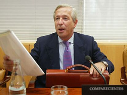 Ricardo Romero de Tejada, durante su comparecencia ante la comisión de investigación.