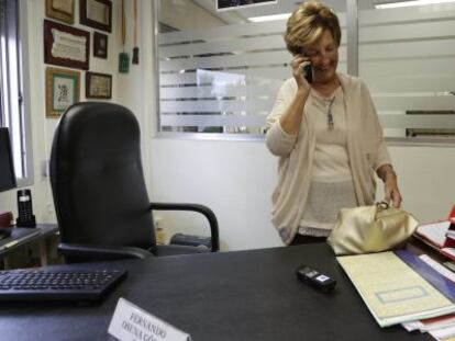 Carmen Gordo, este martes, en Sevilla.