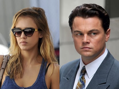 Duelo de tintes: Jessica Alba y Leonardo DiCaprio