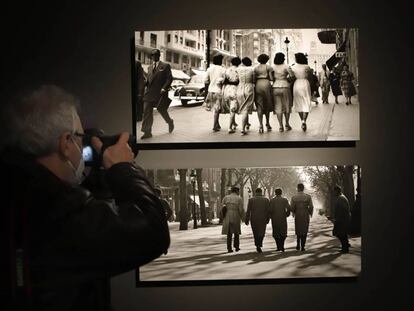 Dues imatges, una inèdita de l'exposició al Museu d'Història de Catalunya.