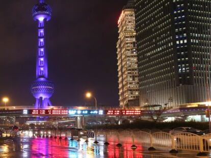 La Torre Perla Oriental, en Shangh&aacute;i (China).