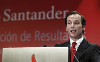 El consejero delegado del Santander, Javier Marín.