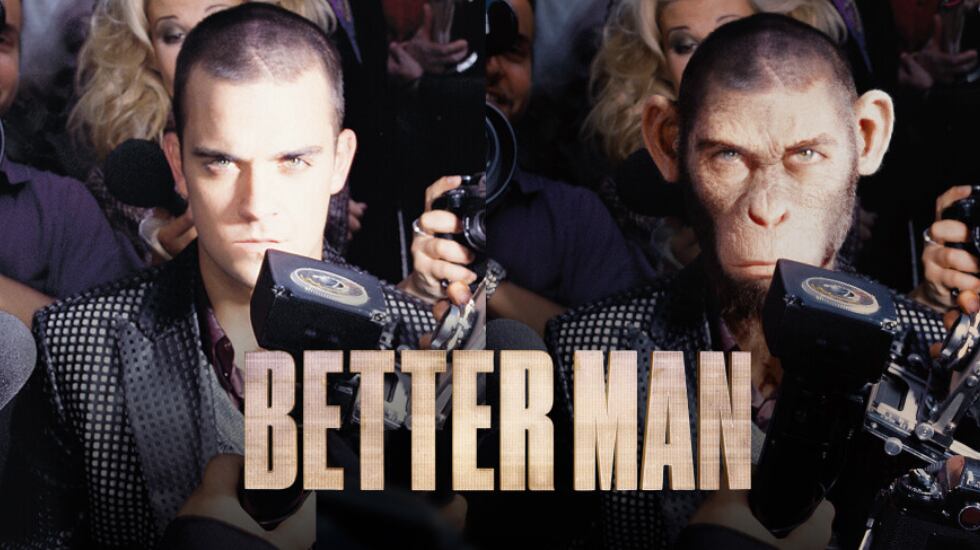 Imagen promocional del 'biopic' emitido en Movistar Plus 'Better man'.