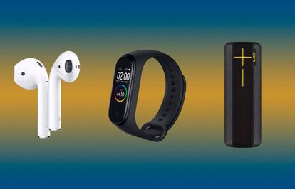 Los Apple AirPods, la pulsera Xiaomi Mi Band 4 o el altavoz UE Boom 2 son algunos de los mejores regalos de Reyes.