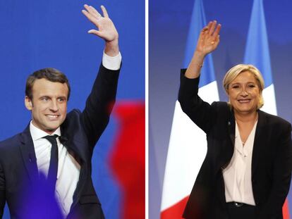 Os candidatos Emmanuel Macron e Marine Le Pen disputam segundo turno das eleições presidenciais no dia 7 de maio.
