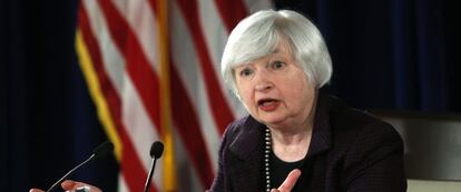 La presdente de la Fed, Janet Yellen.