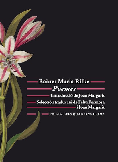 Portada de 'Poemes' de R.M. Rilke (Quaderns Crema).