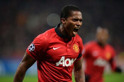 El ecuatoriano Antonio Valencia celebra un gol.