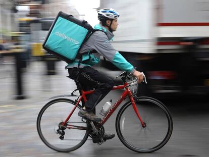 &#039;Rider&#039; de Deliveroo en Londres