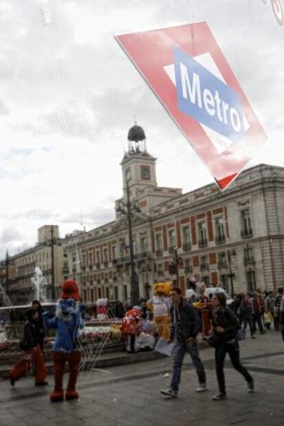 Estación de Metro de Sol.