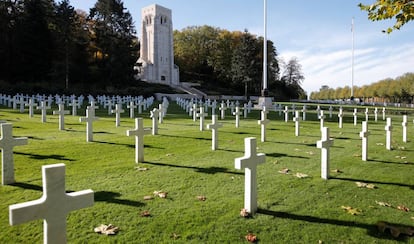 Cementerio estadounidense de Aisne-Marne American Cemetery.