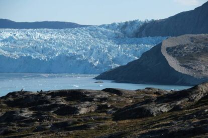 Deshielo de un glaciar en Groenlandia.