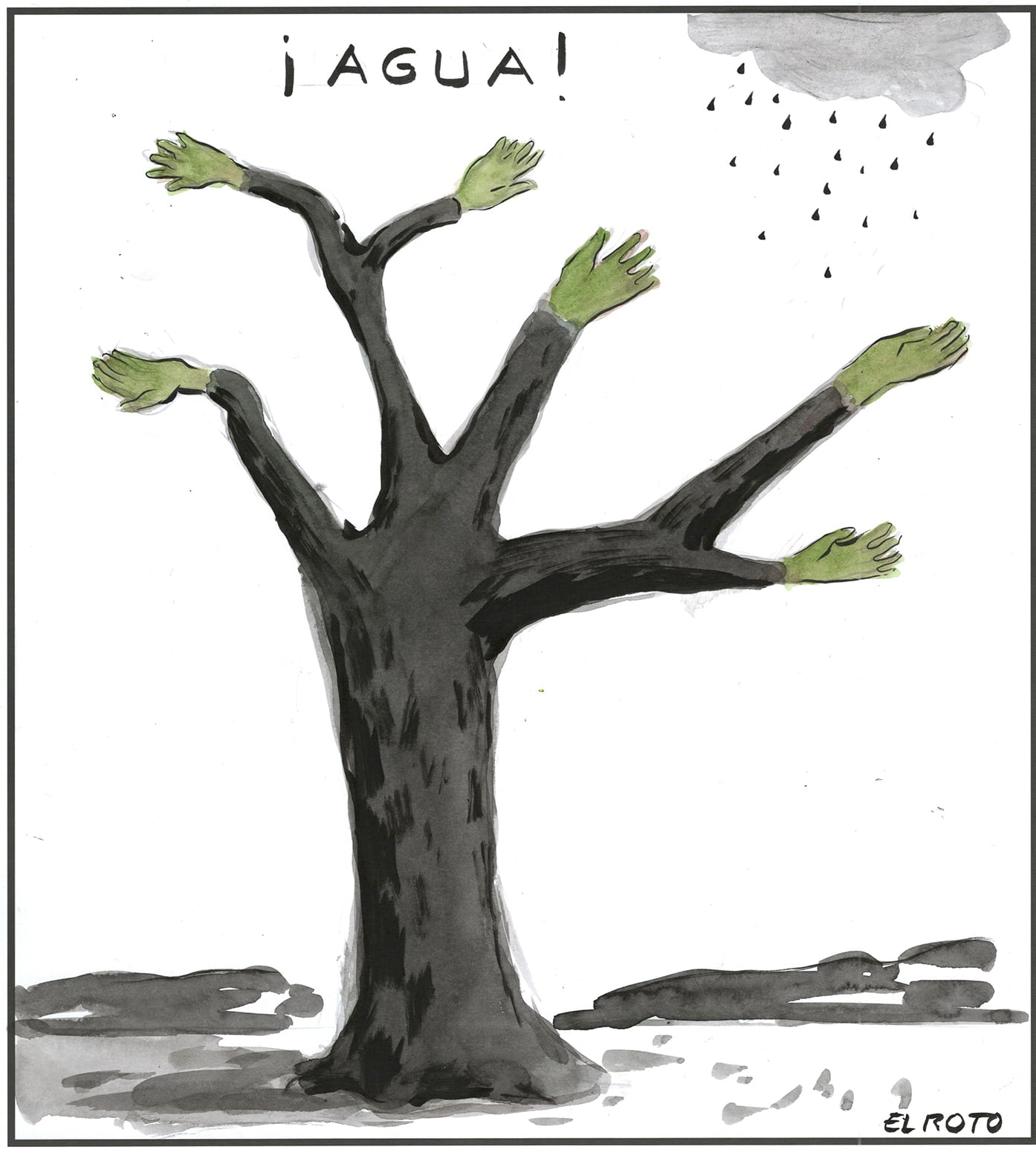 El Roto: agua