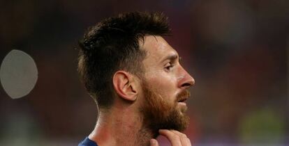 Messi, en el &uacute;ltimo duelo ante el Eibar.
