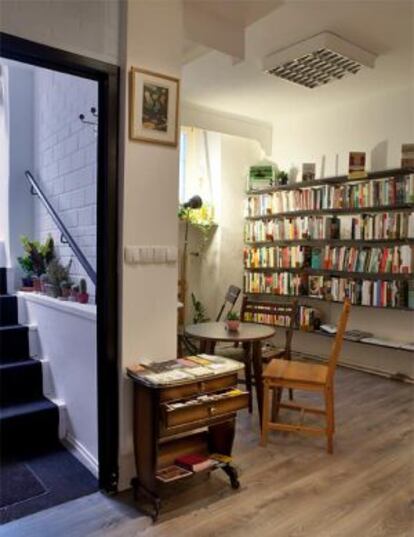 Interior de la librería Bartebly & Co., en Berlín.