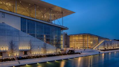 Centro Cultural de la Fundaci&oacute;n Stavros Niarchos, sede la &Oacute;pera Nacional Griega, en Atenas.