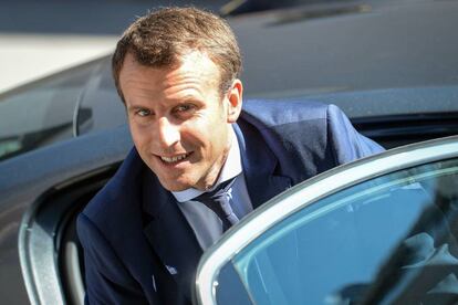 Emmanuel Macron el pasado 25 de agosto durante una visita a la ciudad francesa de Colmar.