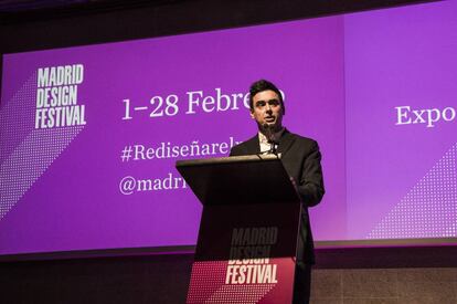 Álvaro Matías, director del Madrid Design Festival, en la presentación del evento.